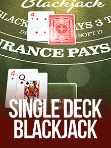 Single deck blackjack